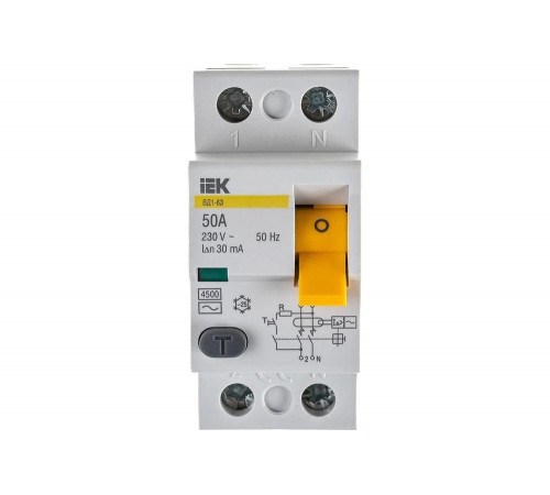 УЗО IEK MDV10-2-050-030 ВД1-63 АС УЗО IEK MDV10-2-050-030 ВД1-63 АС