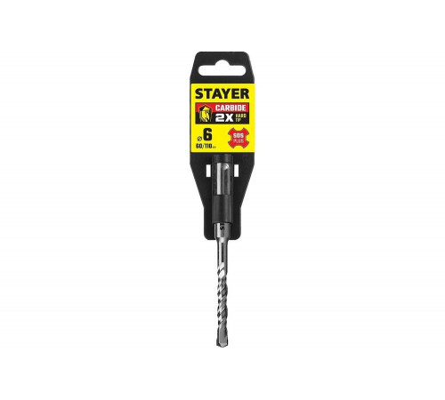 STAYER 6 x 110 мм, бур SDS-plus 2930-110-06_z02 STAYER 6 x 110 мм, бур SDS-plus 2930-110-06_z02