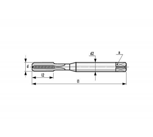 Машинный метчик RUKO М6, шаг 1.0 мм HSSE-VAP 232060VA Машинный метчик RUKO М6, шаг 1.0 мм HSSE-VAP 232060VA
