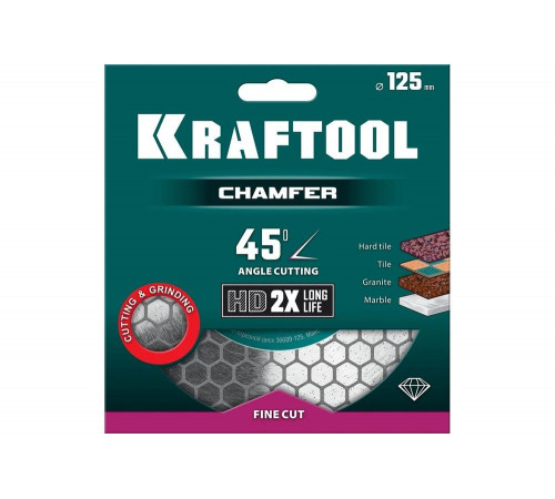 Шлифовально-отрезной алмазный диск KRAFTOOL 36689-125 Шлифовально-отрезной алмазный диск KRAFTOOL 36689-125