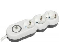Удлинитель IEK, У03В 3 места 2P+PE/1,5м 3х1,5мм2 16А/250В UNO WYP53-16-03-D15-ZK