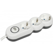 Удлинитель IEK, У03В 3 места 2P+PE/1,5м 3х1,5мм2 16А/250В UNO WYP53-16-03-D15-ZK
