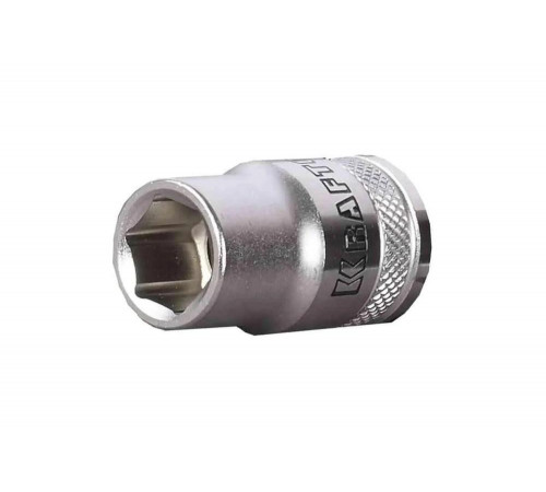 KRAFTOOL 1/2", 22 мм, Cr-V сталь, хромированная, торцовая головка 27805-22_z01