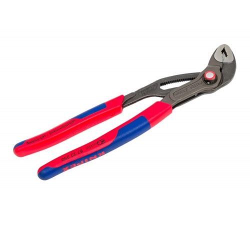 Захватные клещи Knipex Cobra QuickSet, 50 мм (2"), 250 мм, 2К ручки, KN-8722250SB Захватные клещи Knipex Cobra QuickSet, 50 мм (2"), 250 мм, 2К ручки, KN-8722250SB