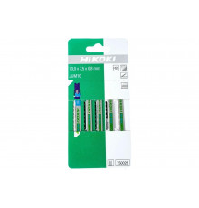 Пилки 5 шт для лобзика HiKOKI 750026
