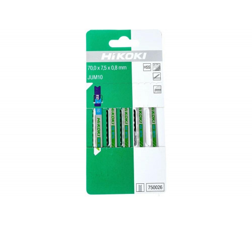 Пилки 5 шт для лобзика HiKOKI 750026