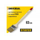 STAYER 63 мм, 2,5", щетина натуральная, деревянная ручка, кисть радиаторная UNIVERSAL 0111-63