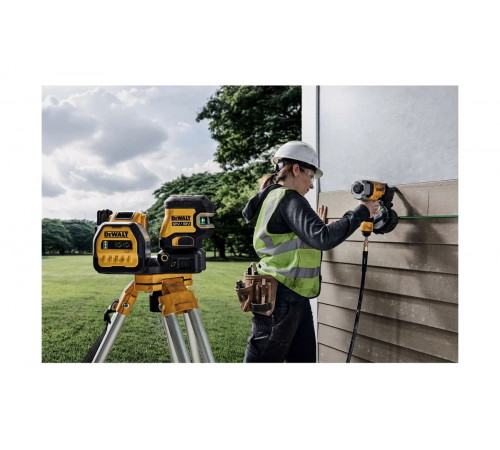 Лазерный построитель плоскостей Dewalt 18В, зеленый DCE825D1G18-QW