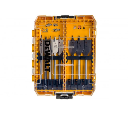 Набор сверл перьевых по дереву (8 шт; 12-32 мм) DEWALT DT70750-QZ