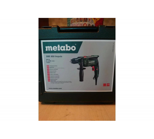 Дрель ударная METABO SBE 650 Impuls (600743500) Дрель ударная METABO SBE 650 Impuls (600743500)