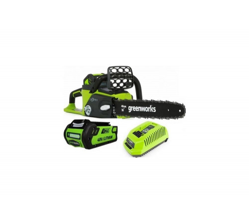 Аккумуляторная бесщеточная цепная пила Greenworks GD40CS40 20077UB