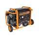 Генератор CARVER PPG- 8000ЕM бензин LT-190F, 6,0/6,5кВт, 220В, бак 33 л, электростартер, колеса. медь 01.020.00030