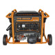 Генератор CARVER PPG- 8000ЕM бензин LT-190F, 6,0/6,5кВт, 220В, бак 33 л, электростартер, колеса. медь 01.020.00030