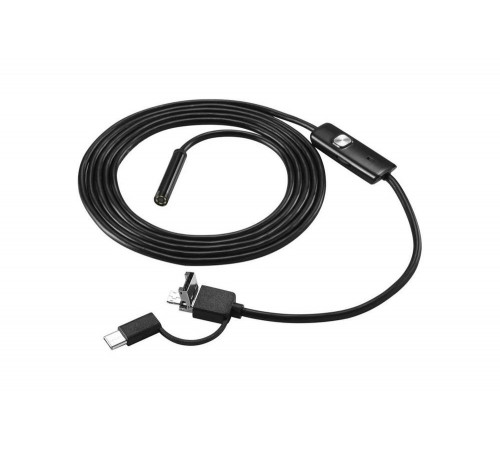 Водонепроницаемый эндоскоп DEKO WEC-1 1м, Micro USB, USB, Type-C 065-0153