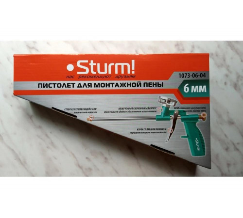 Пистолет для монтажной пены Sturm 1073-06-04 Пистолет для монтажной пены Sturm 1073-06-04