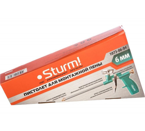 Пистолет для монтажной пены Sturm 1073-06-04 Пистолет для монтажной пены Sturm 1073-06-04