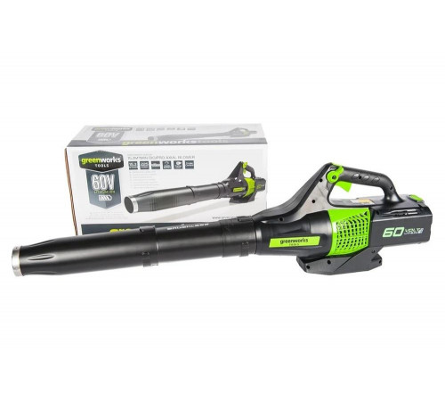 Бесщеточный аккумуляторный воздуходув Greenworks GD60AB 60 В 2405607