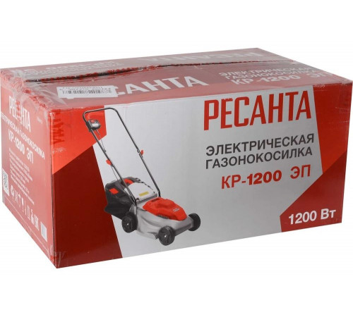 Электрическая газонокосилка Ресанта КР-1200 ЭП Электрическая газонокосилка Ресанта КР-1200 ЭП