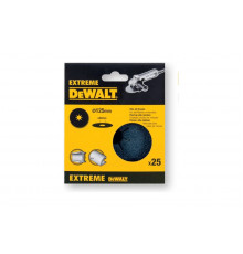 Круги шлифовальные фибровые EXTREME (125 мм, 40G, 25 шт.) DEWALT DT3211