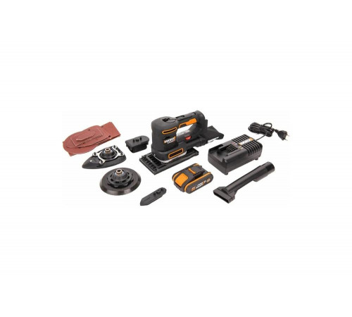 Аккумуляторная виброшлифмашина WORX WX820