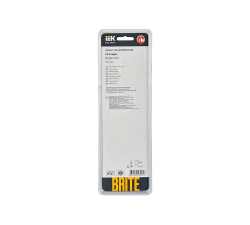 4-местная рамка IEK Brite ру-4-2-брсе стекло серый BR-M42-G-K03 4-местная рамка IEK Brite ру-4-2-брсе стекло серый BR-M42-G-K03