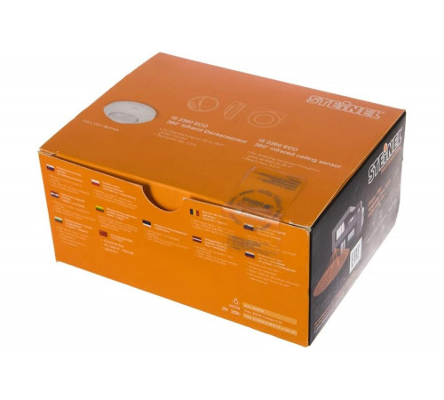 Инфракрасный потолочный датчик движения Steinel IS 2360-3 ECO IP54 white накладной 057770 Инфракрасный потолочный датчик движения Steinel IS 2360-3 ECO IP54 white накладной 057770