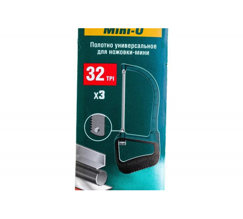 KRAFTOOL 150 мм, 3 шт., 10 зубьев/см, полотно по металлу для ножовки-мини 15653-M-S3 Pro