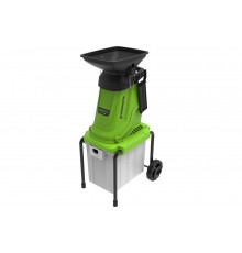Измельчитель садовый электрический GreenWorks 220 В, 2800 Вт, с контейнером 2208007