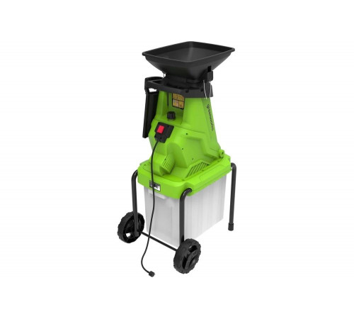 Измельчитель садовый электрический GreenWorks 220 В, 2800 Вт, с контейнером 2208007 Измельчитель садовый электрический GreenWorks 220 В, 2800 Вт, с контейнером 2208007