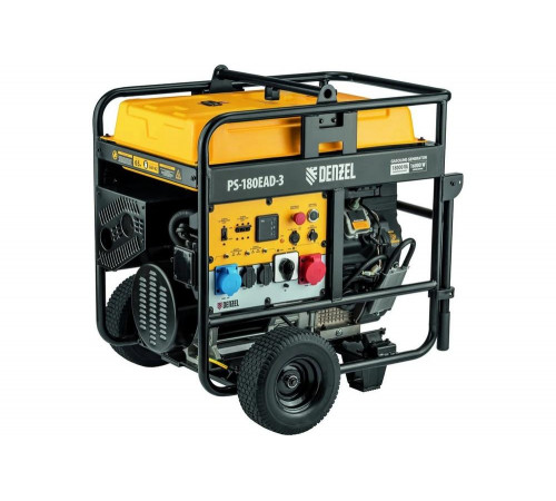 Бензиновый генератор Denzel PS-180EAD-3 18 кВт, 230/400 В, 65 л, разъём ATS, переключение режима, электростартер 946994 Бензиновый генератор Denzel PS-180EAD-3 18 кВт, 230/400 В, 65 л, разъём ATS, переключение режима, электростартер 946994