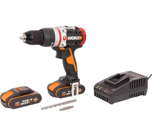 Аккумуляторная бесщеточная дрель-шуруповерт WORX WX354