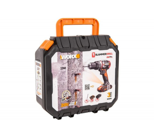 Аккумуляторная бесщеточная дрель-шуруповерт WORX WX354