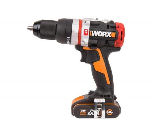 Аккумуляторная бесщеточная дрель-шуруповерт WORX WX354