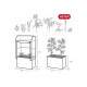 Кашпо-грядка для растений Keter Maple green house коричневый 249295
