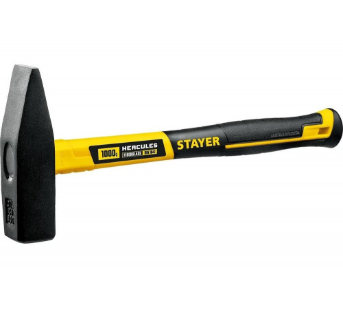 STAYER 1000 г, с фиберглассовой рукояткой, молоток слесарный Hercules 20050-10_z02 STAYER 1000 г, с фиберглассовой рукояткой, молоток слесарный Hercules 20050-10_z02