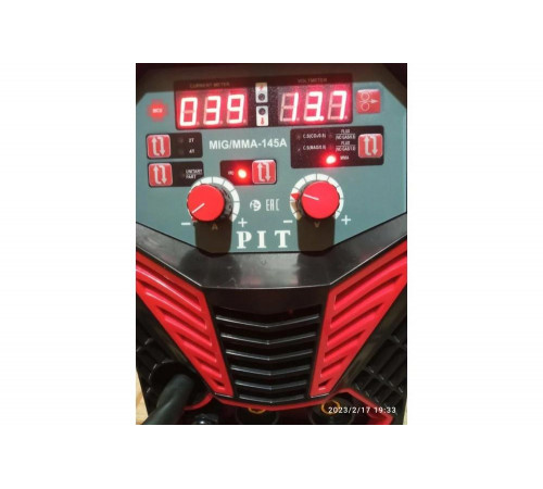 Сварочный полуавтомат P.I.T. 145А,ПВ-60,MMA 1,6-4мм, 4,0кВт, MIG 0,8-1,0мм PMIG145-C1