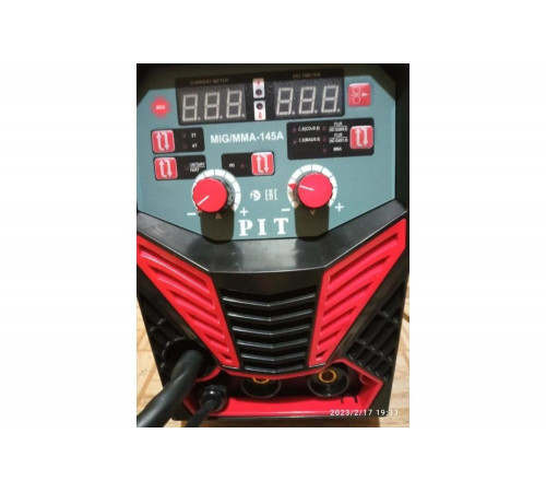 Сварочный полуавтомат P.I.T. 145А,ПВ-60,MMA 1,6-4мм, 4,0кВт, MIG 0,8-1,0мм PMIG145-C1