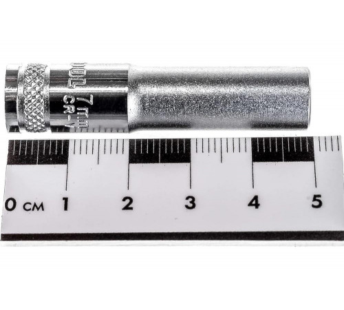 KRAFTOOL 1/4", 7 мм, Cr-V сталь, хромированная, торцовая головка 27817-07_z01 KRAFTOOL 1/4", 7 мм, Cr-V сталь, хромированная, торцовая головка 27817-07_z01
