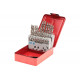 Набор дюймовых сверл по металлу (21 шт; 1/16"-3/8"; HSS-G; DIN 338 тип N) RUKO 214850