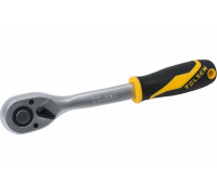Трещотка TOLSEN GRIPro 1/2", 255 мм, 72 зубца, флажковая, с кнопкой TT16120