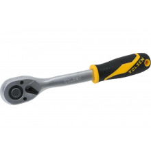Трещотка TOLSEN GRIPro 1/2", 255 мм, 72 зубца, флажковая, с кнопкой TT16120