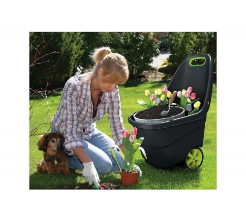 Садовая тележка 2-х колесная Keter Easy Go XL 17190643 Садовая тележка 2-х колесная Keter Easy Go XL 17190643