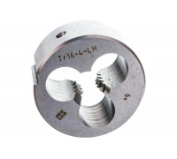 Плашка Русский Инструмент Tr16х4 левая D-55 круглая для нарезания трапецеидальной резьбы ri.292.26