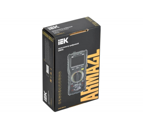 Цифровой мультимер IEK Arma2l 5 dm3c A2L5-DM13-03 Цифровой мультимер IEK Arma2l 5 dm3c A2L5-DM13-03