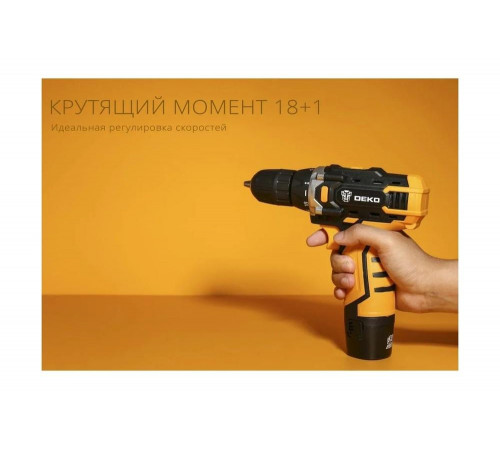 Дрель аккумуляторная DEKO DKCD12FU-Li (063-4104) Дрель аккумуляторная DEKO DKCD12FU-Li (063-4104)