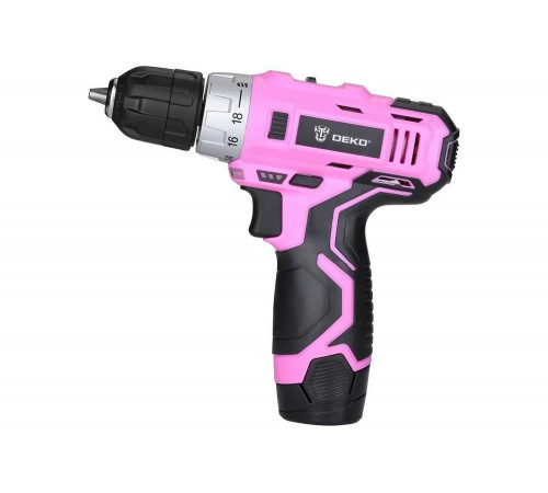 Аккумуляторная дрель-шуруповерт DEKO GCD12DU3 PINK SET2 Аккумуляторная дрель-шуруповерт DEKO GCD12DU3 PINK SET2