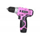 Аккумуляторная дрель-шуруповерт DEKO GCD12DU3 PINK SET2