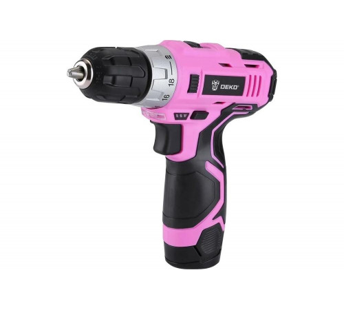 Аккумуляторная дрель-шуруповерт DEKO GCD12DU3 PINK SET2 Аккумуляторная дрель-шуруповерт DEKO GCD12DU3 PINK SET2