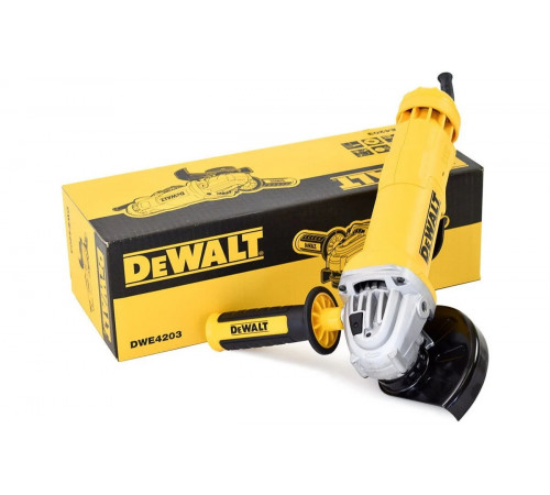Угловая шлифмашина Dewalt DWE4203, 1010 Вт, 125 мм, 11000 об/мин DWE4203-QS