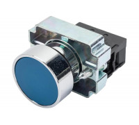Кнопка управления IEK, LAY5-BA61, без подсветки, 1з, синяя ИЭК BBT60-BA-K07